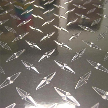 3003 5052 Placă Brite Tread Placă din aliaj de aluminiu cu diamant Placă de verificare cu cinci bare pentru cutia de instrumente 